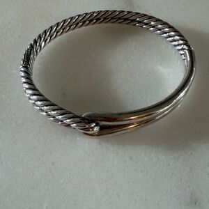 David Yurman Elegant Silver Twist Bracelet
